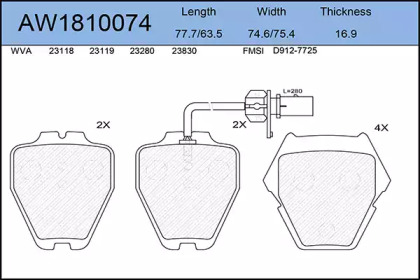 AYWIPARTS AW1810074