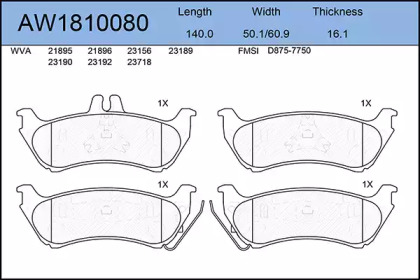 AYWIPARTS AW1810080