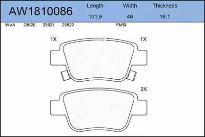 AYWIPARTS AW1810086