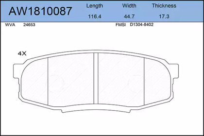 AYWIPARTS AW1810087