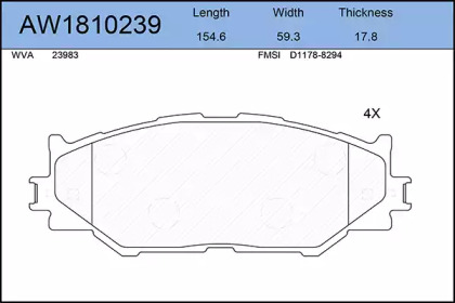 AYWIPARTS AW1810239