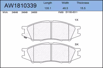 AYWIPARTS AW1810339