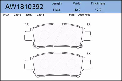 AYWIPARTS AW1810392