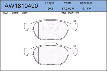 AYWIPARTS AW1810490