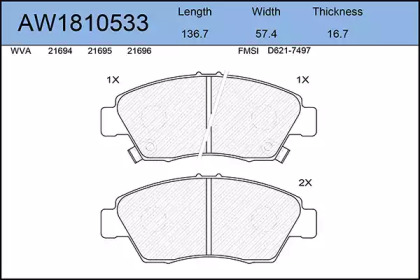 AYWIPARTS AW1810533