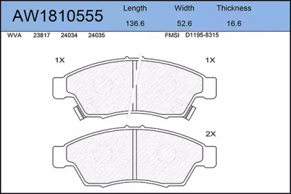 AYWIPARTS AW1810555