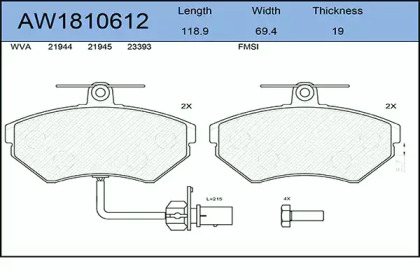 AYWIPARTS AW1810612