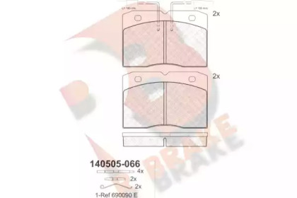 R BRAKE RB0505