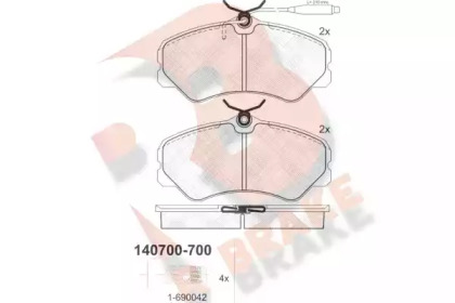 R BRAKE RB0700-700