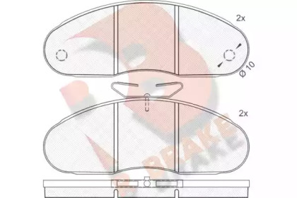 R BRAKE RB0813