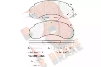 R BRAKE RB0893-066