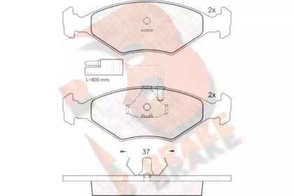 R BRAKE RB0927