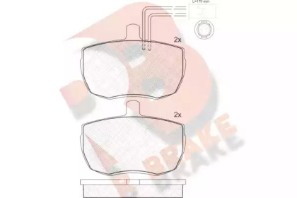 R BRAKE RB0935