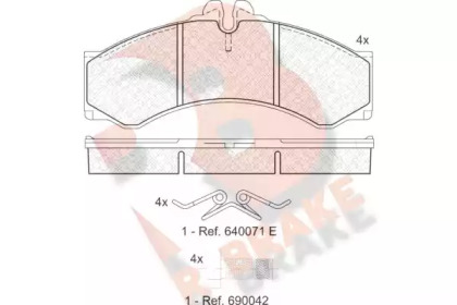 R BRAKE RB1126-204