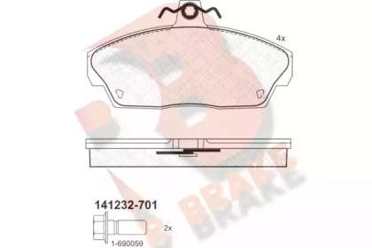 R BRAKE RB1232-701