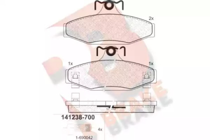 R BRAKE RB1238-700