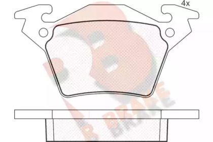 R BRAKE RB1284
