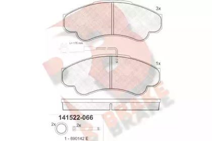 R BRAKE RB1522-066