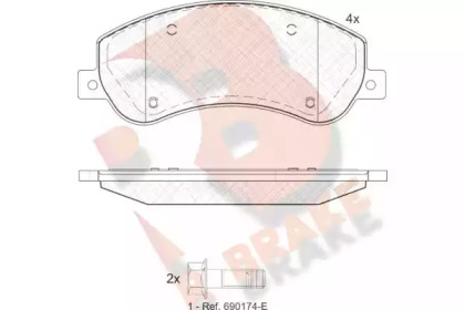 R BRAKE RB1793-204