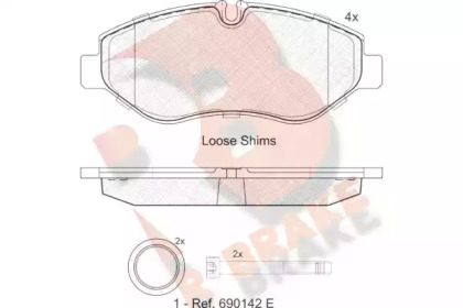 R BRAKE RB1832