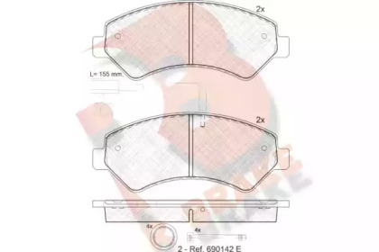 R BRAKE RB1836-203