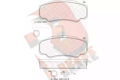 R BRAKE RB1847