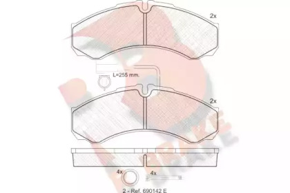 R BRAKE RB1848