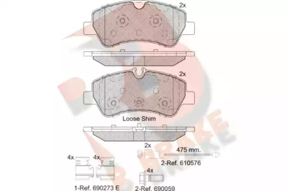 R BRAKE RB2116-203