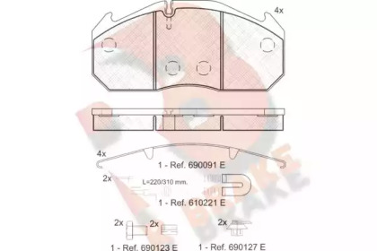 R BRAKE RB1040-113