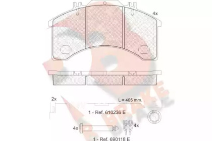 R BRAKE RB1042-110