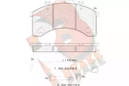 R BRAKE RB1042-111