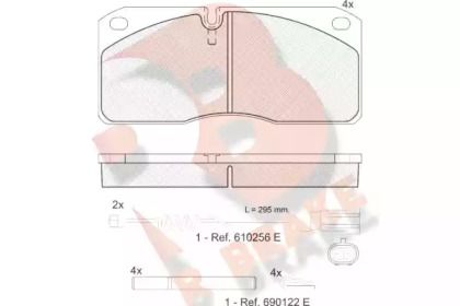 R BRAKE RB1078-117