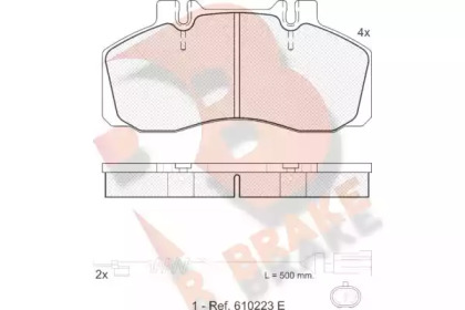 R BRAKE RB1080-111