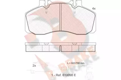 R BRAKE RB1080-114