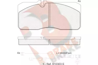 R BRAKE RB1088-120