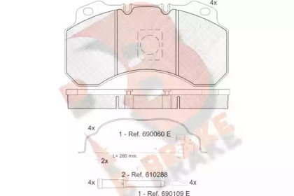 R BRAKE RB1280-119