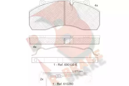 R BRAKE RB1423-118