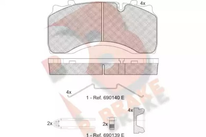 R BRAKE RB1430-066