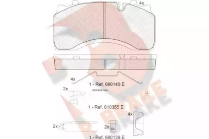 R BRAKE RB1430-122