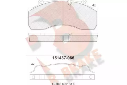 R BRAKE RB1437