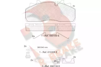 R BRAKE RB1623-124