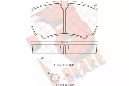 R BRAKE RB1640-117