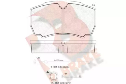 R BRAKE RB1640-229