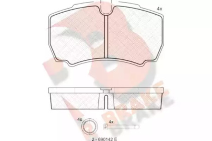 R BRAKE RB1640