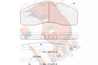 R BRAKE RB1831-122