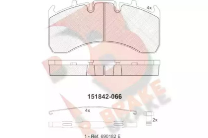 R BRAKE RB1842-066