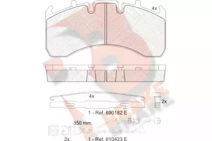 R BRAKE RB1842-122