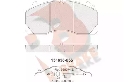 R BRAKE RB1858