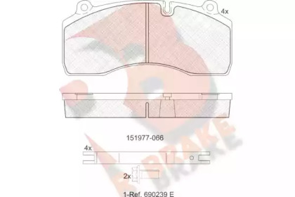 R BRAKE RB1977-066