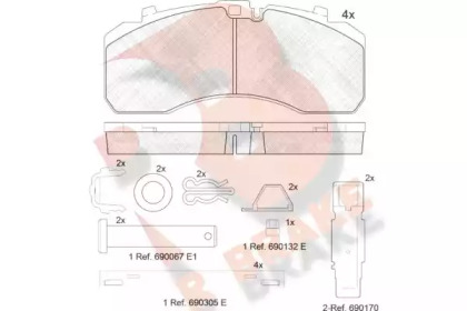 R BRAKE RB2091-073